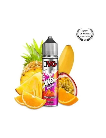 10mg IVG Prefilled 60ml Nic Salt RIO RUSH 50/50