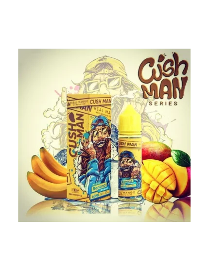 10mg Nasty Juice Cush Man Mango Banana 60ml 50/50 Prefilled Vape E Liquid