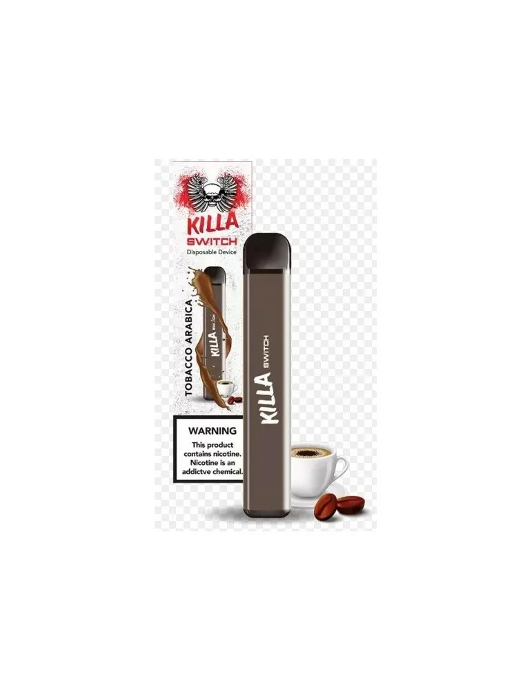 600 puff Killa Switch Tabacco Arabica 20 mg 600 puff Killa Switch Tabacco Arabica 20 mg