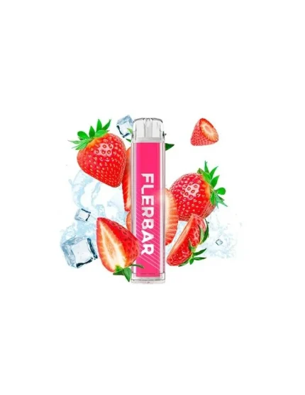 600 puffs Flerbar Disposable vape Strawberry Ice 20mg