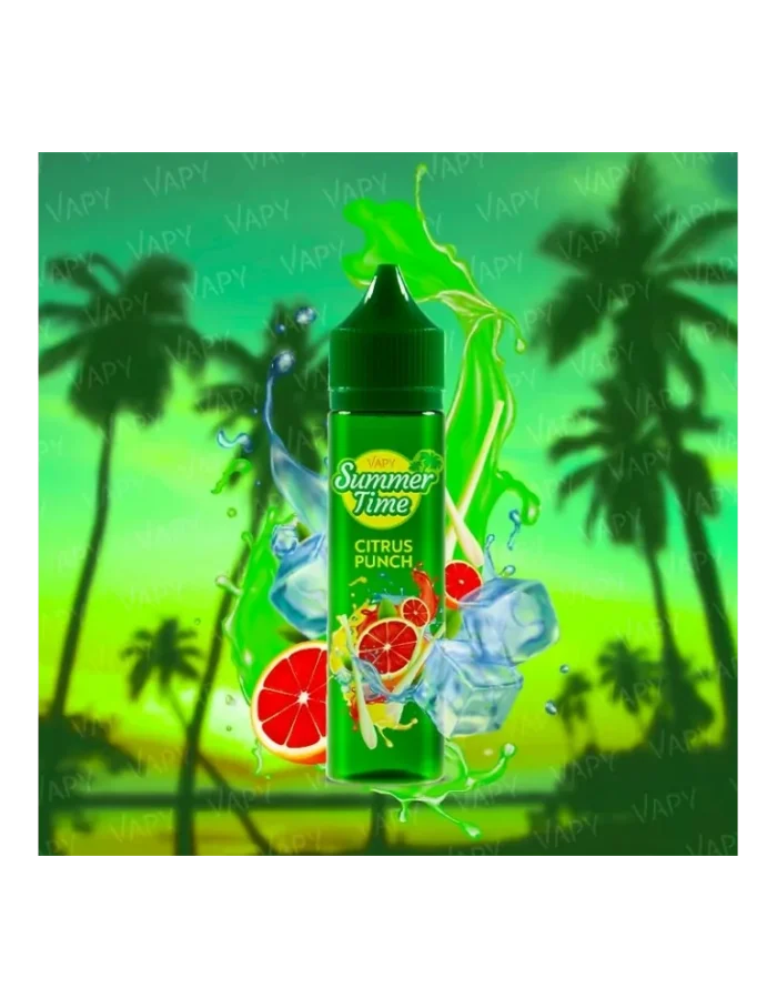 70/30 VAPY SUMMER TIME Prefilled Citrus Punch 60ml 3mg EXPIRATION DATE 05.04.24.