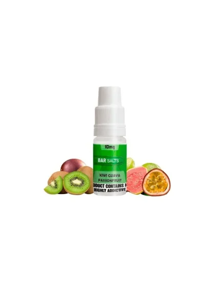 Bar Nicsalts Kiwi Guava Passionfruit 10mg 10ml 50/50