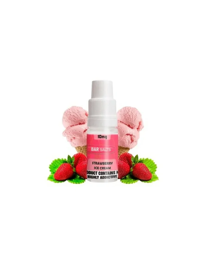Bar Nicsalts Strawberry Ice Cream 20mg 10ml 50/50