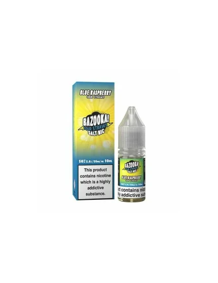 BLUE RASPBERRY SOURS Bazooka Nic Salt 10ml 20mg 50/50