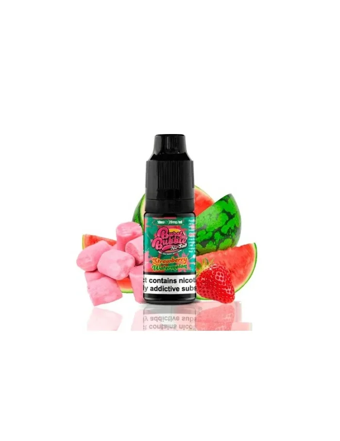 Burst My Bubble Nic Salt Strawberry Watermelon 20mg 10ml 50/50
