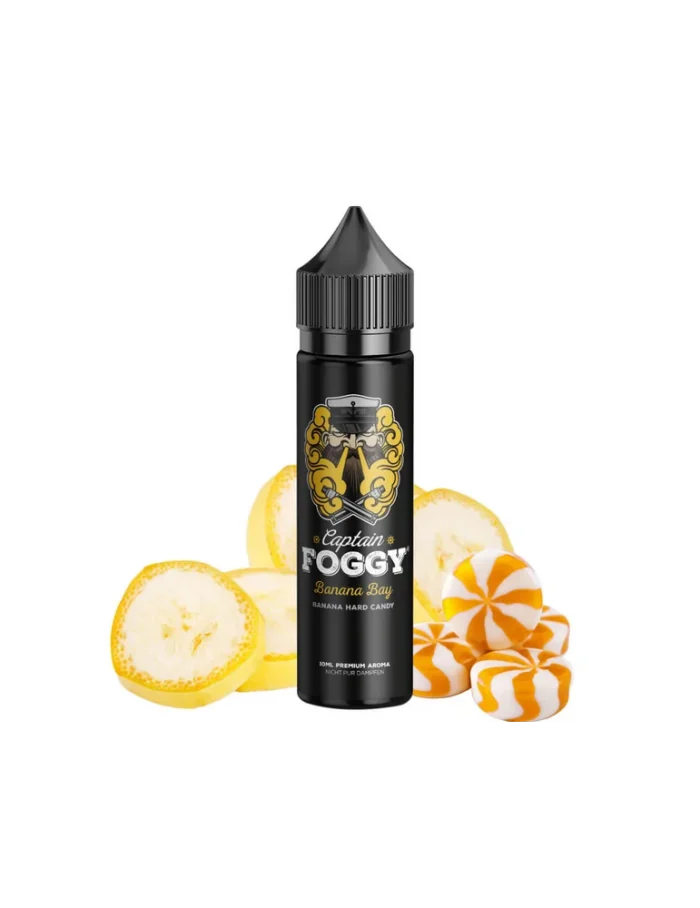 Captain Foggy - Banana Bay Prefilled 3mg 60ml 60/40 E liquid