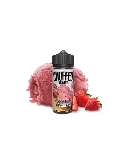 Chuffed Dessert Strawberry Ice Cream Prefilled 120ml 6mg E liquid