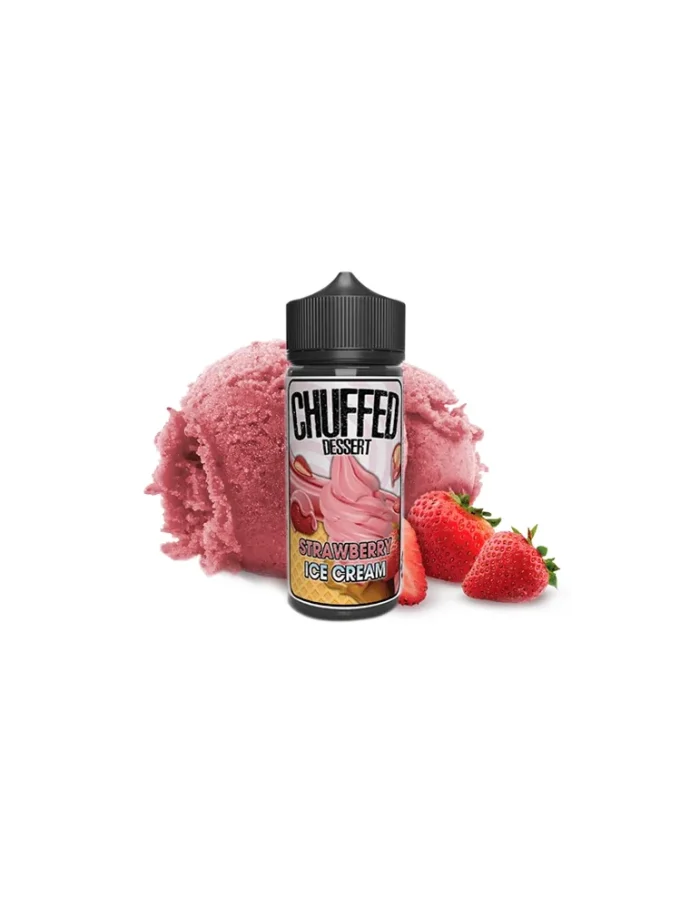 Chuffed Dessert Strawberry Ice Cream Prefilled 120ml 6mg E liquid