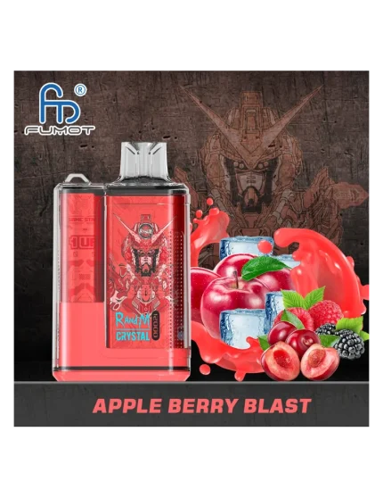 Crystal Apple Berry Blast 12000 puffs 20mg RandM Disposable Vape
