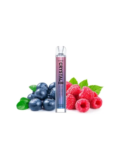 Crystal Bar Blueberry Raspberry Disposable Vape Mesh 20mg 600puffs