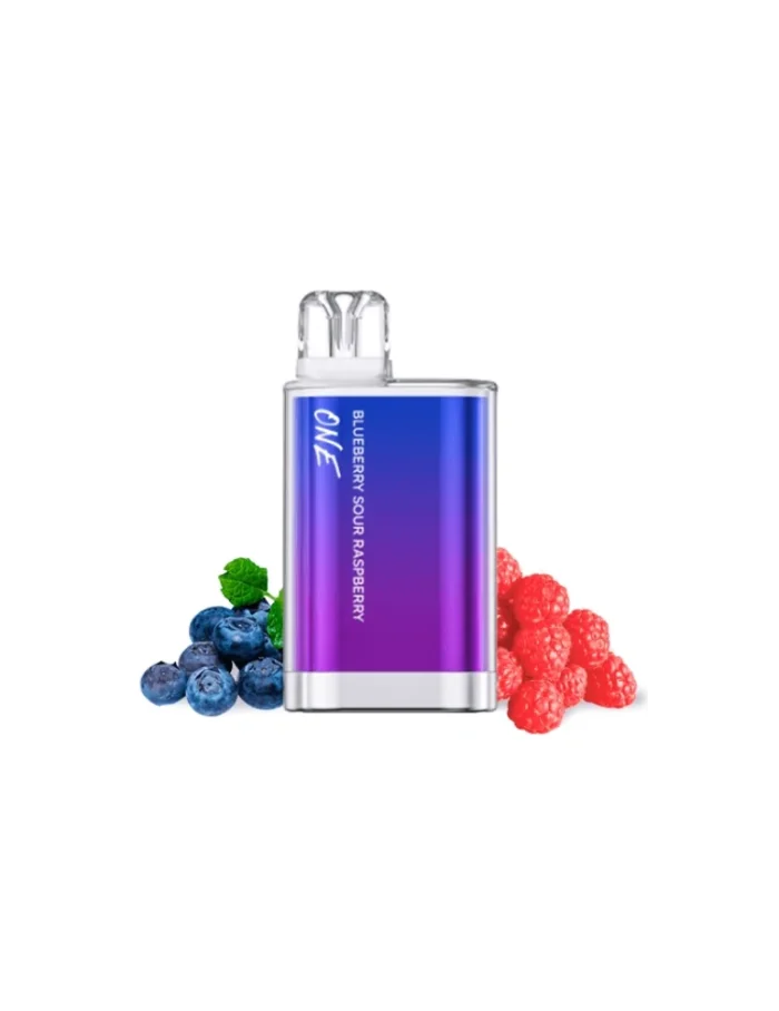Crystal One Amare Blueberry Sour Raspberry Disposable Vape Mesh 20mg 600 puffs