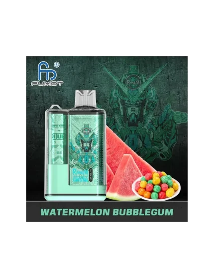 Crystal Watermelon Bubblegum 12000 puffs 20mg Fumot Disposable Vape