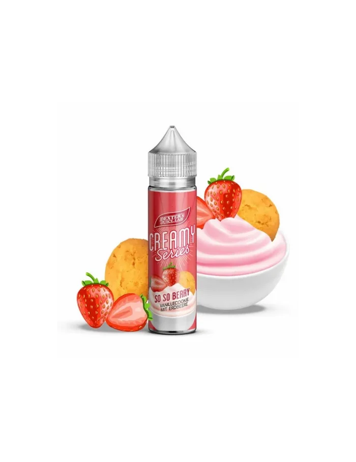 Dexter's Juice Lab Creamy Series 60ml 20mg Nic Salt So So Berry Prefilled E liquid