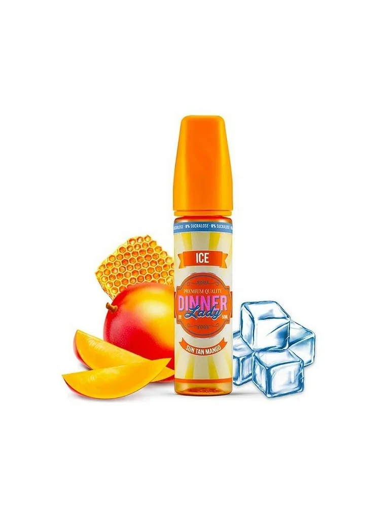 Dinner Lady Ice Sun Tan Mango 0mg 50ml 70/30 Dinner Lady Ice Sun Tan Mango 0mg 50ml 70/30