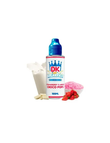 Donut King Breakfast Strawberry & White Choco Pops 100ml E liquid