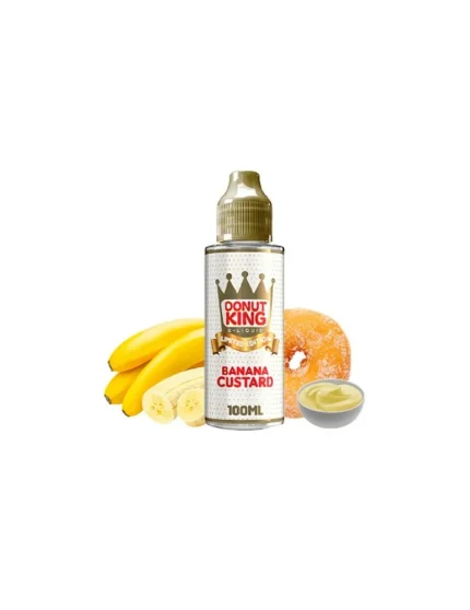 Donut King Limited Edition Banana Custard 100ml E liquid