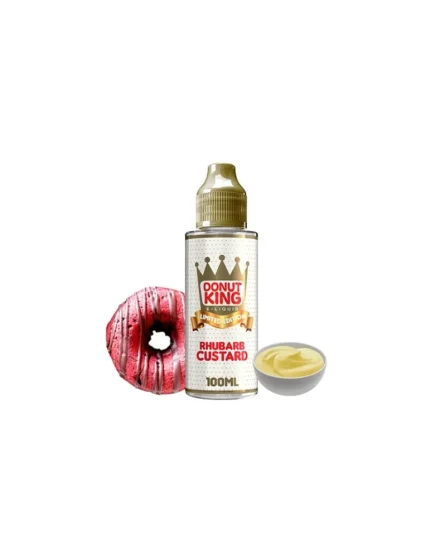 Donut King Limited Edition Rhubarb & Custard 100ml E liquid