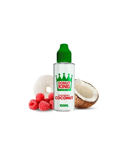 Donut King Raspberry Coconut 100ml E liquid