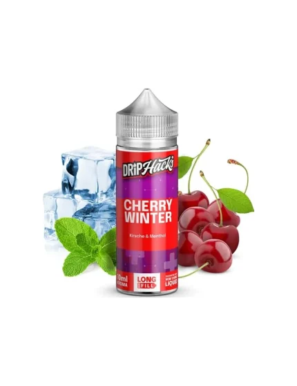 Drip Hacks Cherry Winter 3mg 120ml 60/40 Prefilled Nicotine E-liquid