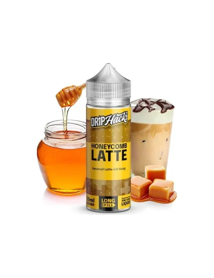Drip Hacks Honeycomb Latte 3mg 120ml 60/40 Prefilled Nicotine E-liquid