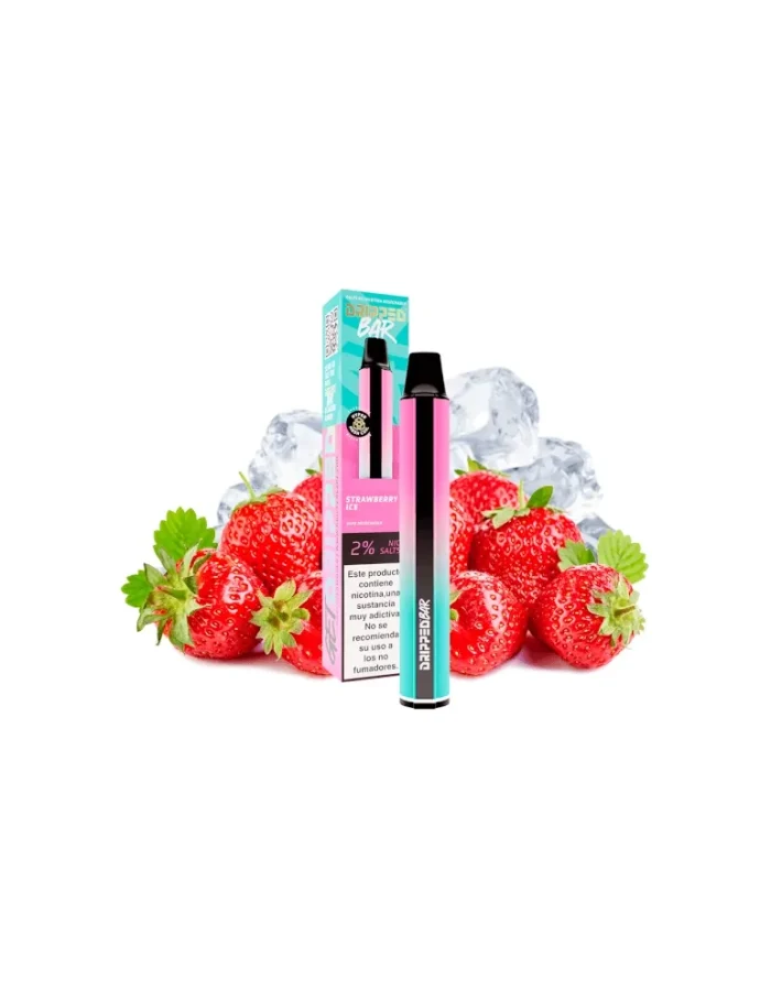 Dripped Bar Strawberry Ice 20mg 800 puffs Disposable Vape