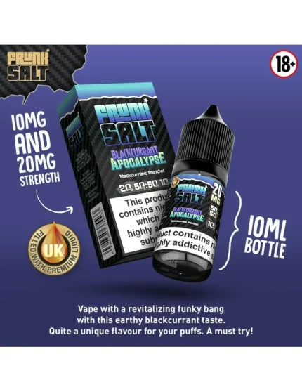 FRUNK SALT - Blackcurrant Apocalypse 20 MG 10 ML