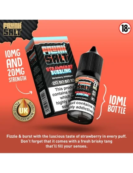 FRUNK SALT - Strawberry Bubbling 20 MG 10 ML