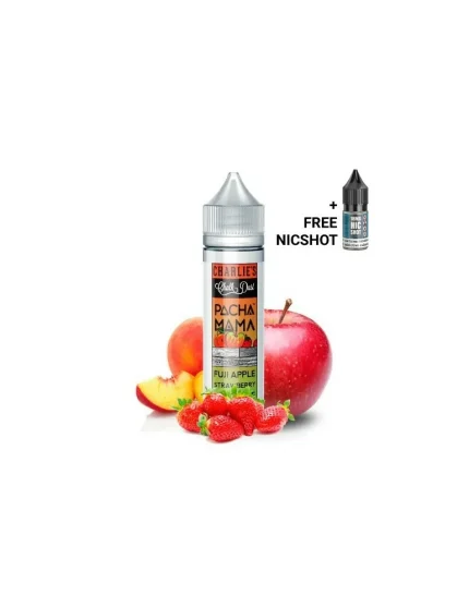 Fuji Apple Strawberry Nectarine ZHC Mix Pachamama 50ml 0mg 70/30