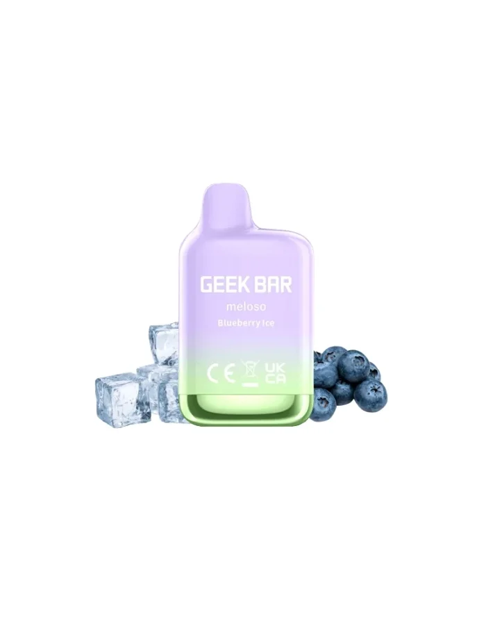 Geek Bar Meloso Mini Blueberry Ice 20mg 600puffs Disposable Vape