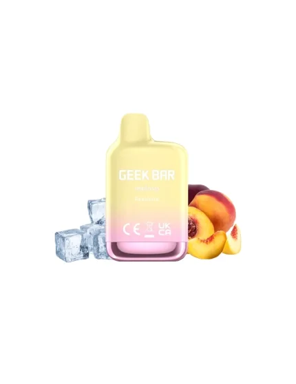 Geek Bar Meloso Mini Peach Ice 20mg 600puffs Disposable Vape