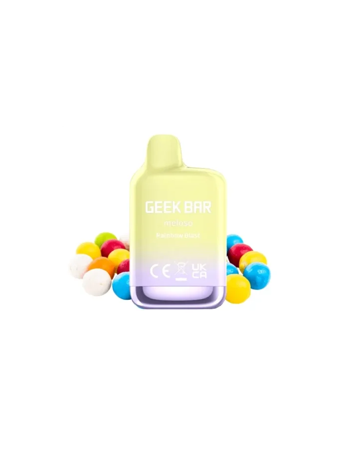 Geek Bar Meloso Mini Rainbow Blast 20mg 600puffs Disposable Vape