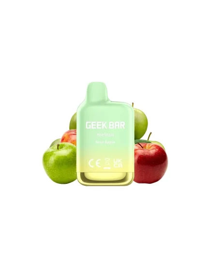 Geek Bar Meloso Mini Sour Apple 20mg 600puffs Disposable Vape