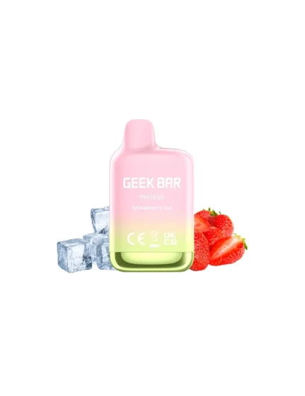 Geek Bar Meloso Mini Strawberry Ice 20mg 600puffs Disposable Vape