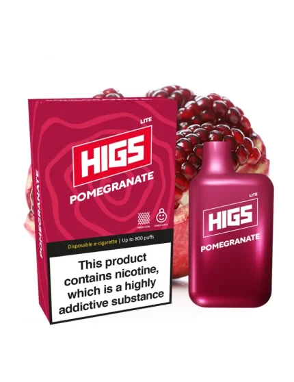 HIGS LITE Pomegranate Mesh-Coil 20mg 800puffs Disposable Vape