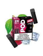 HIGS VAPE POD CARTRIDGE Cherry Ice 4ml 20mg 1400puff 2pcs