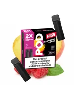 HIGS VAPE POD CARTRIDGE Raspberry Peach 4ml 20mg 1400puff 2pcs