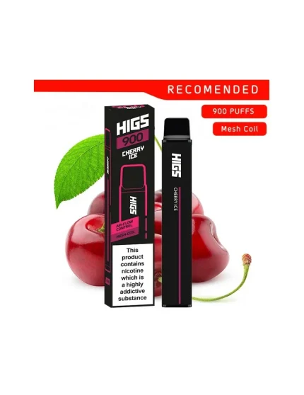 HIGS XL 900 puffs Cherry Ice Mesh-Coil 20mg disposable e-cigarettes