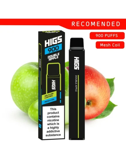 HIGS XL 900 puffs Double Apple Mesh-Coil 20mg