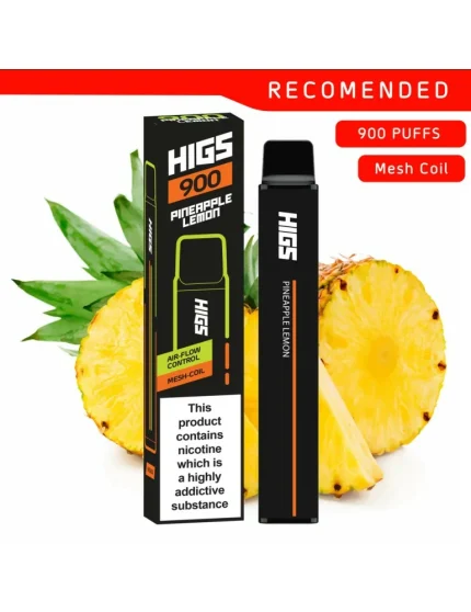 HIGS XL 900 puffs Pineapple Lemon Mesh-Coil 20mg