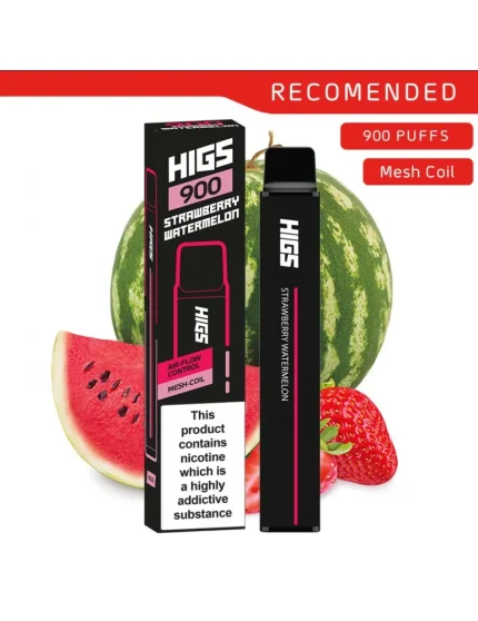 HIGS XL 900 puffs Strawberry Watermelon Mesh-Coil 20mg disposable e-cigarettes