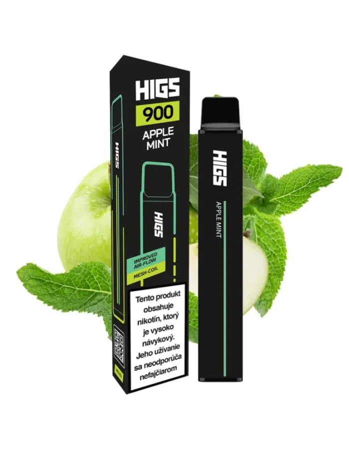 HIGS XL 900puffs Apple Mint Mesh-Coil 20mg disposable vape