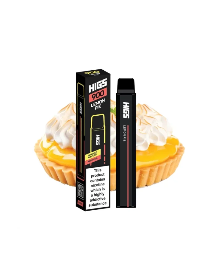 HIGS XL 900puffs Lemon Pie Mesh-Coil 20mg disposable vape