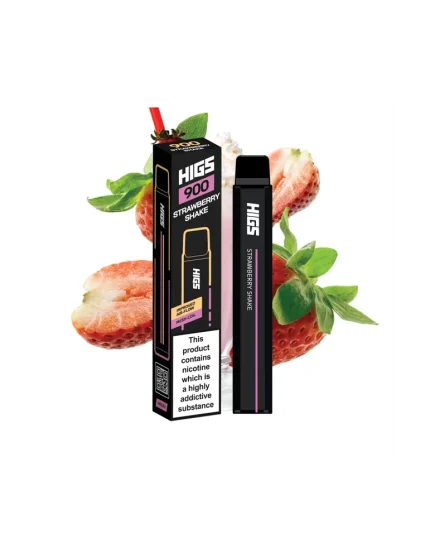 HIGS XL 900puffs Strawberry Shake Mesh-Coil 20mg disposable vape