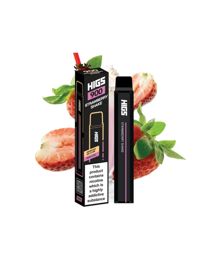 HIGS XL 900puffs Strawberry Shake Mesh-Coil 20mg disposable vape