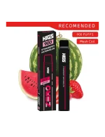 HIGS XL 900puffs ZERO Nicotine Strawberry Watermelon Mesh-Coil disposable vape