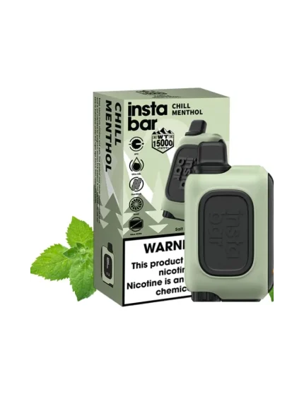 Insta Bar 20mg Chill Menthol 15000 puffs Disposable Vape