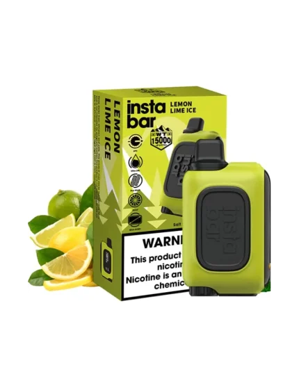 Insta Bar 20mg Lemon Lime Ice 15000 puffs Disposable Vape