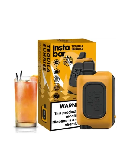 Insta Bar 20mg Tequila Sunrise 15000 puffs Disposable Vape