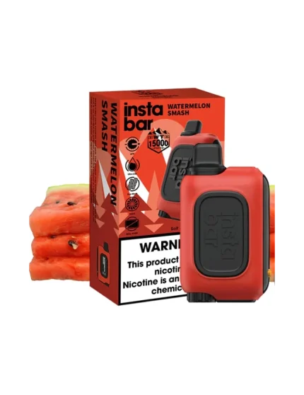 Insta Bar 20mg Watermelon Smash 15000 puffs Disposable Vape