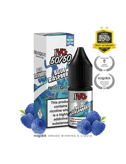 IVG 50/50 Blue Raspberry 12mg 10ml